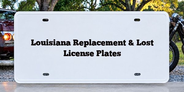 Louisiana Replacement & Lost License Plates